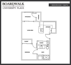 One Bedroom Standard 5518-A floor plan